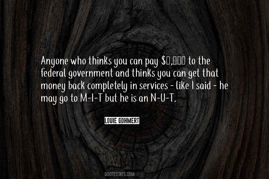 Money Back Quotes #1127533