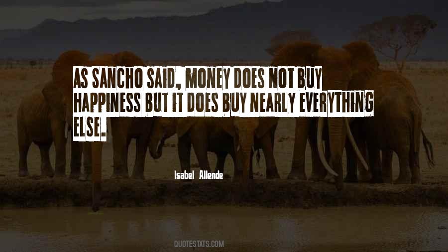 Money Can't Buy Us Happiness Quotes #154232