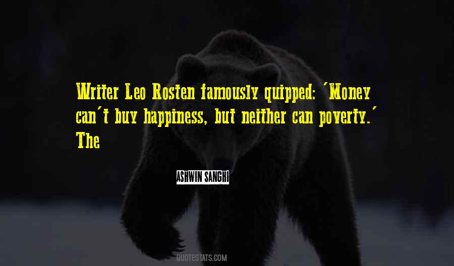 Money Can't Buy Us Happiness Quotes #298443