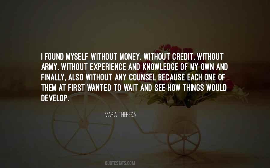 Money Credit Quotes #524092
