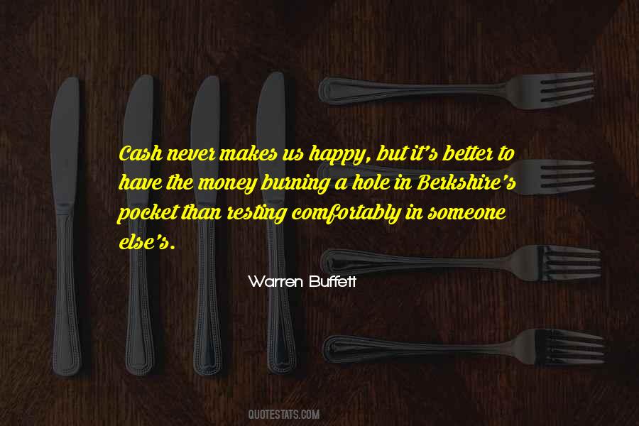 Money In The Pocket Quotes #157943