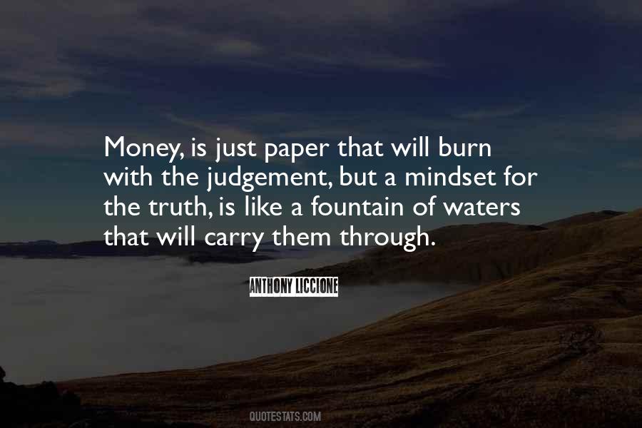 Money Is Just Paper Quotes #362906