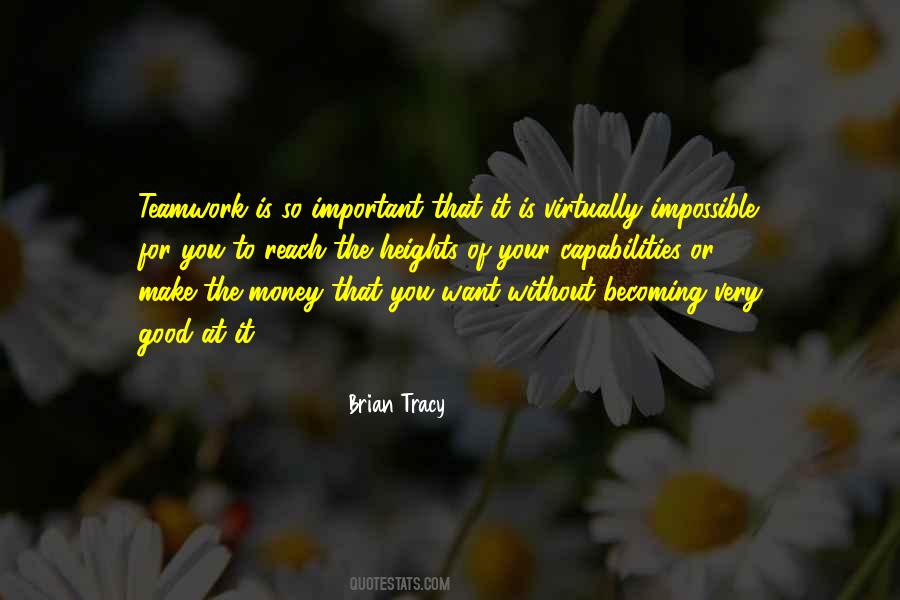 Money Is Very Important Quotes #975206