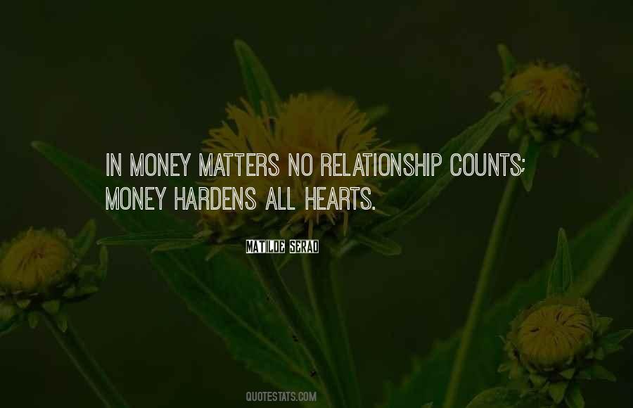 Money Matter Quotes #491904