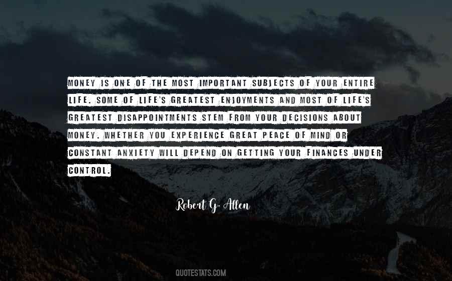 Money On Mind Quotes #1839325