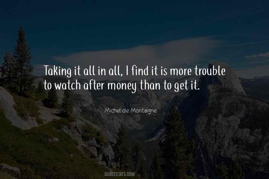 Money Trouble Quotes #1466764