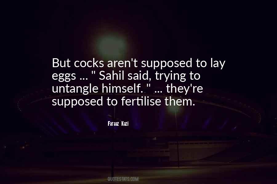 Quotes About Cocks #707891