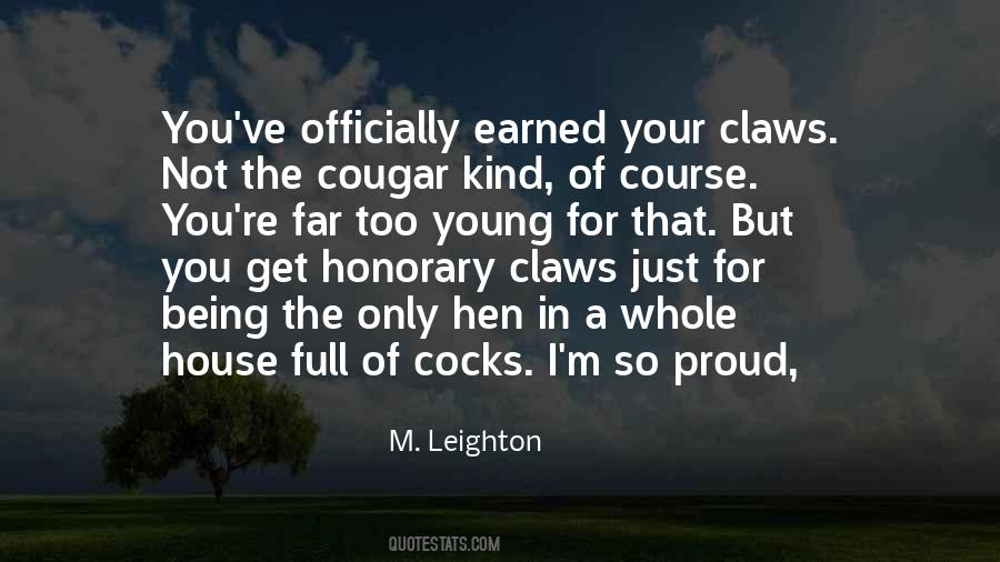 Quotes About Cocks #786371