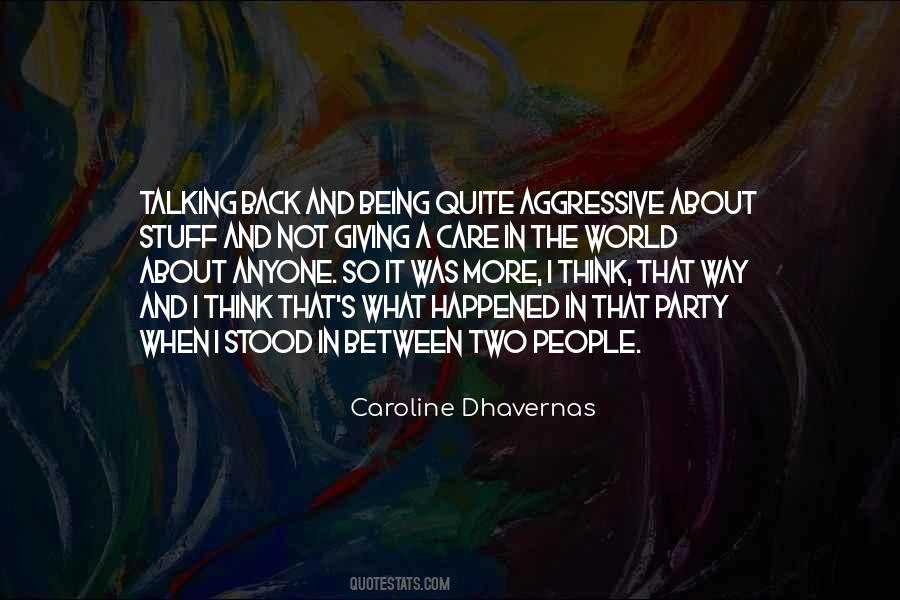 Quotes About Talking Back #329554