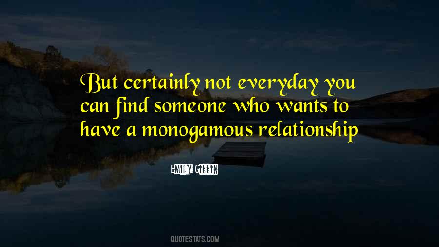 Monogamous Quotes #584095