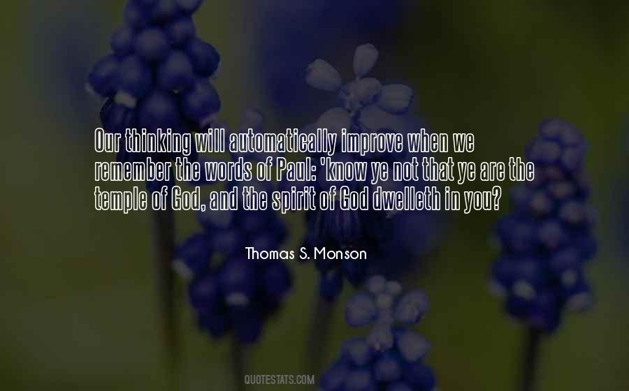 Monson Quotes #22457