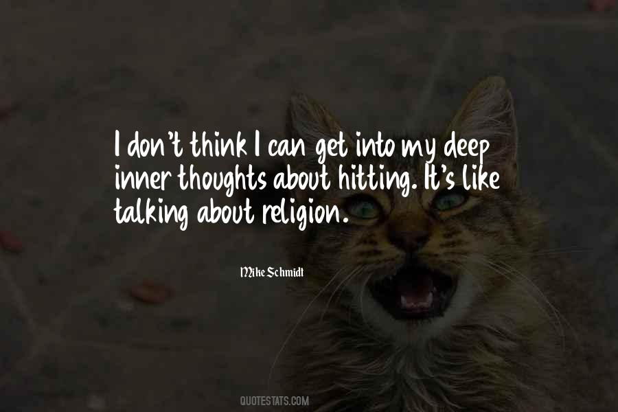Quotes About Talking About Religion #876086