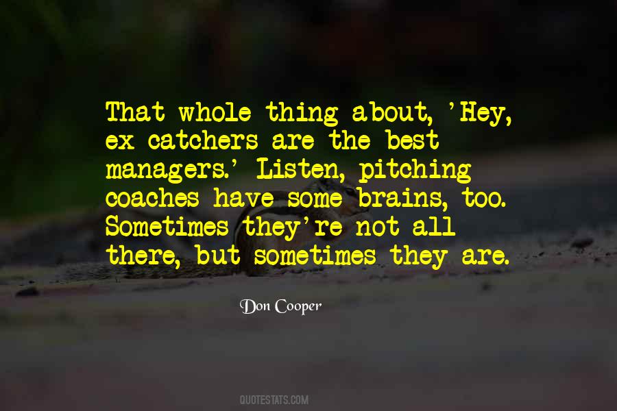 Quotes About Coaches And Managers #775568