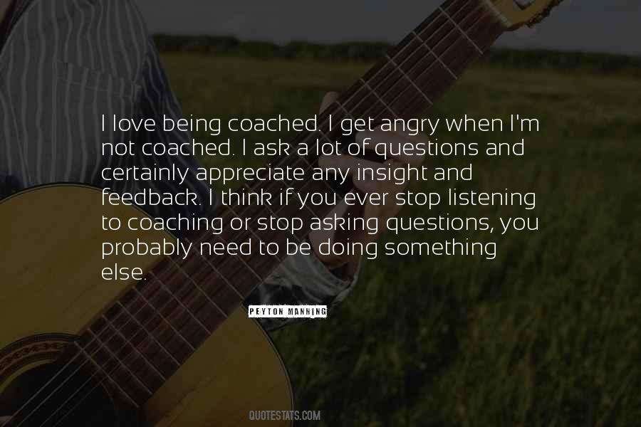 Quotes About Coached #842508