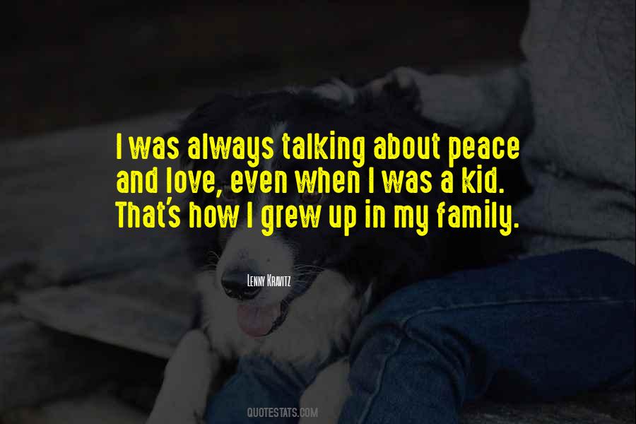 Quotes About Talking About My Family #1218808