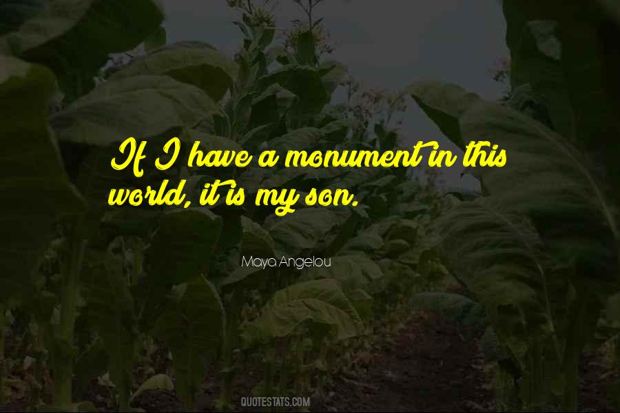 Monument Quotes #1247776