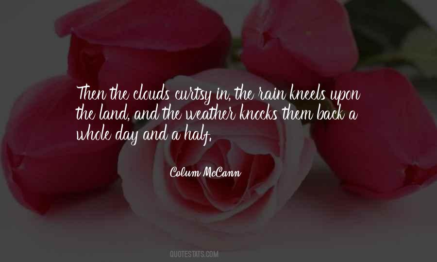 Quotes About Clouds Rain #1019537