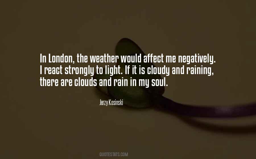 Quotes About Clouds Rain #361663