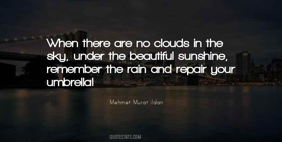 Quotes About Clouds Rain #372947