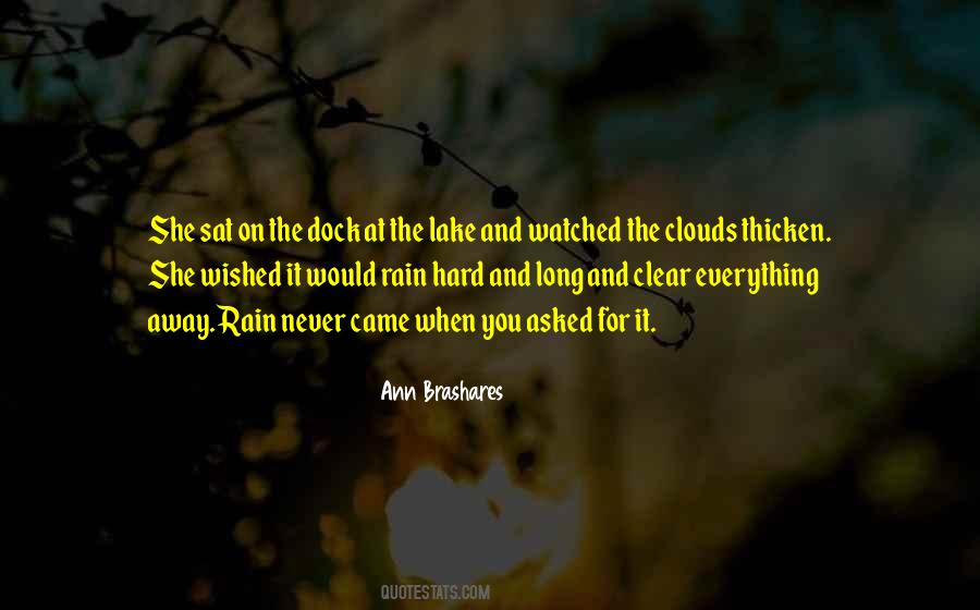 Quotes About Clouds Rain #47266