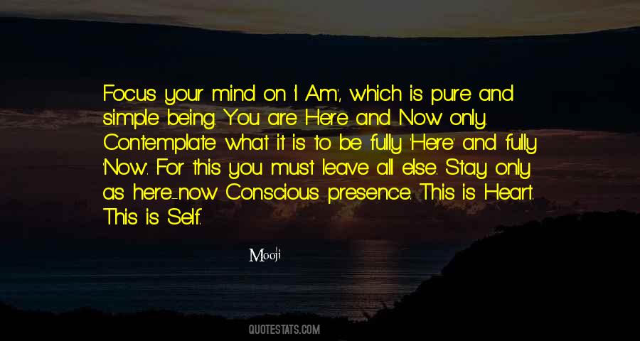 Mooji Heart Quotes #1844964