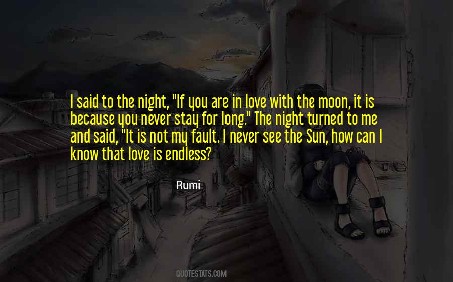 Moon Night Love Quotes #289652