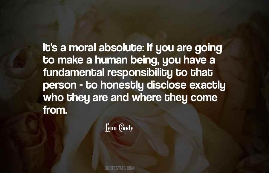Moral Absolute Quotes #1211569