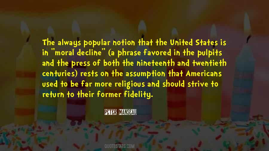 Moral Decline Quotes #1721535