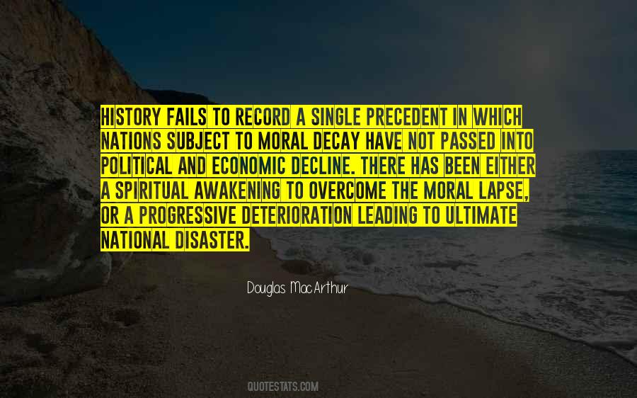 Moral Decline Quotes #1878233