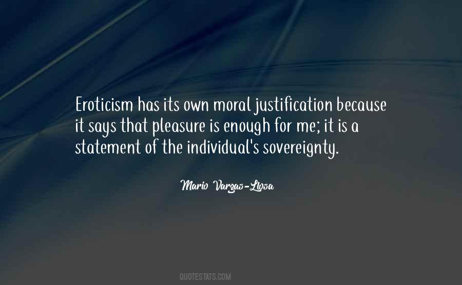 Moral Justification Quotes #827716