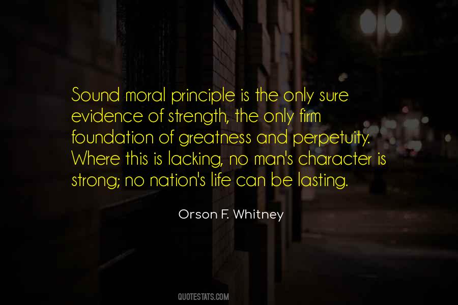 Moral Principle Quotes #1481962