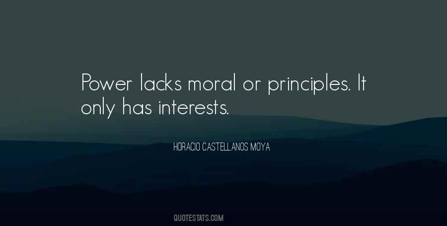 Moral Principles Quotes #1265586