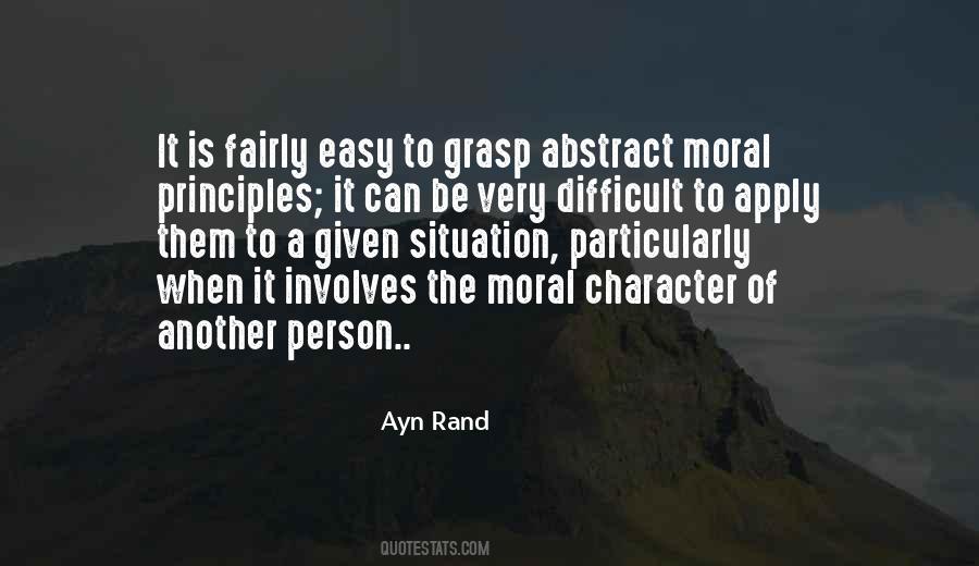 Moral Principles Quotes #1415284