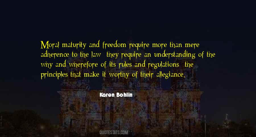 Moral Principles Quotes #1425409