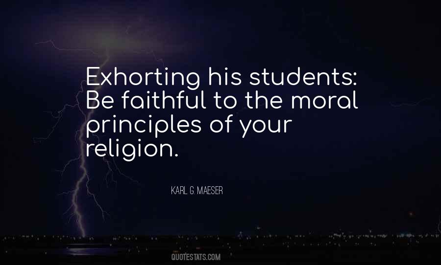 Moral Principles Quotes #1489644