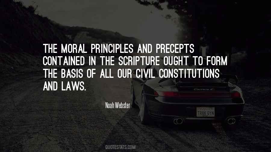 Moral Principles Quotes #1519176