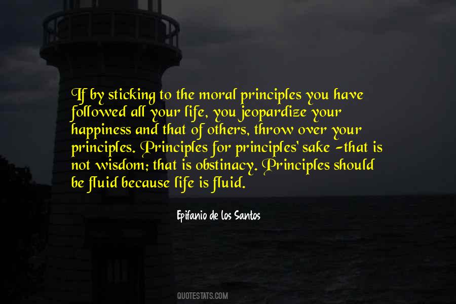 Moral Principles Quotes #1622105