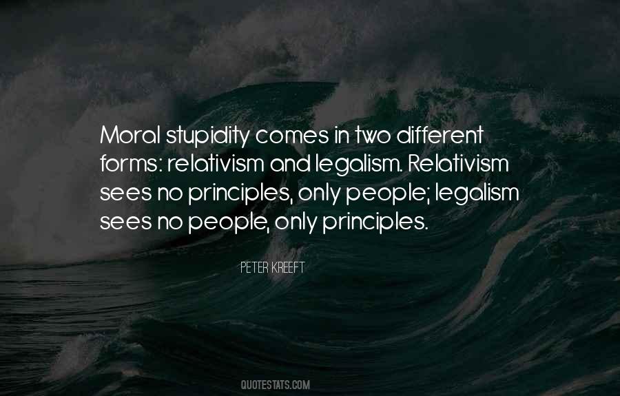 Moral Principles Quotes #290402