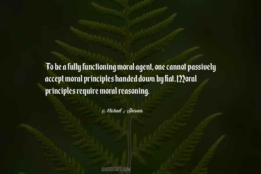 Moral Principles Quotes #305738