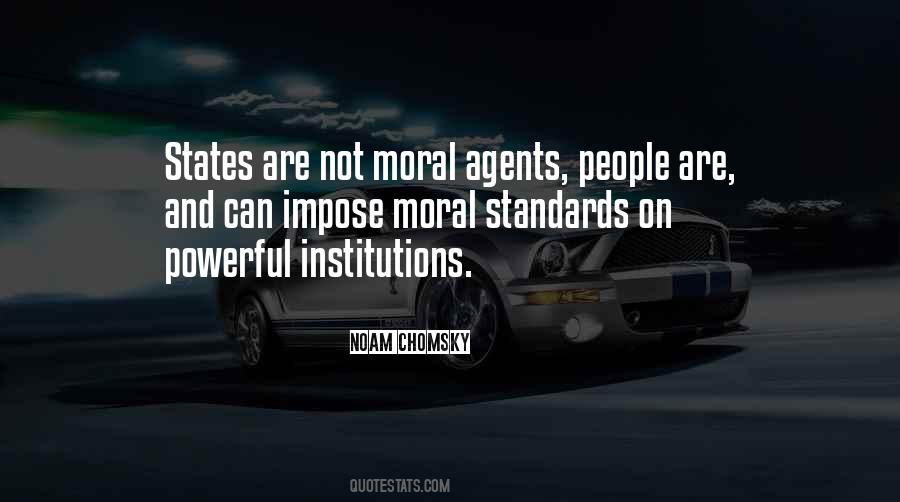 Moral Standards Quotes #1238856