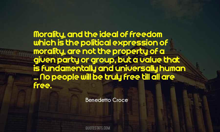 Morality And Freedom Quotes #1203053