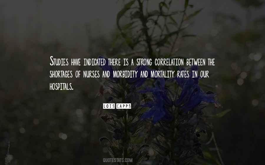 Morbidity And Mortality Quotes #1598284