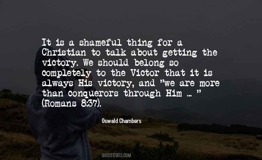 More Than Conquerors Quotes #233316