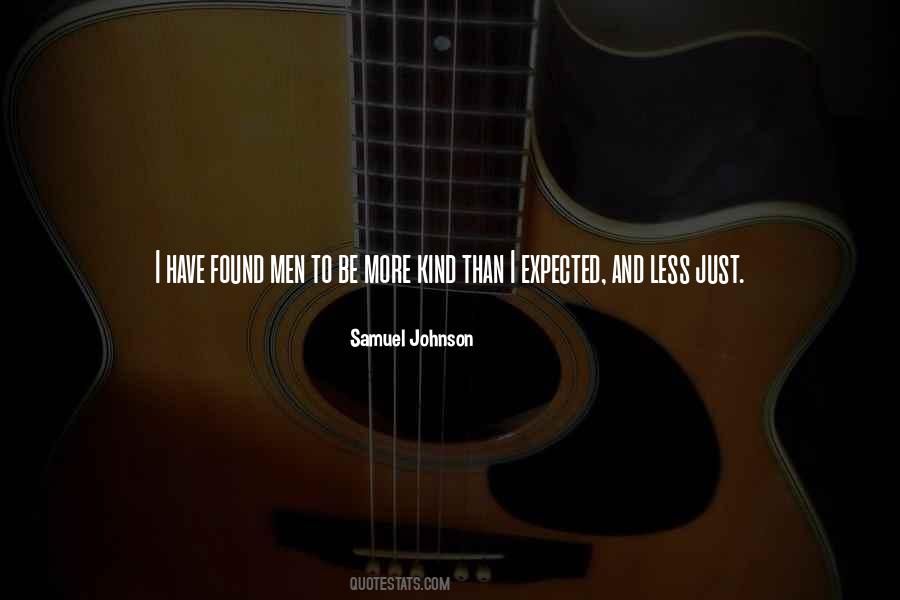 More Than Expected Quotes #1293173