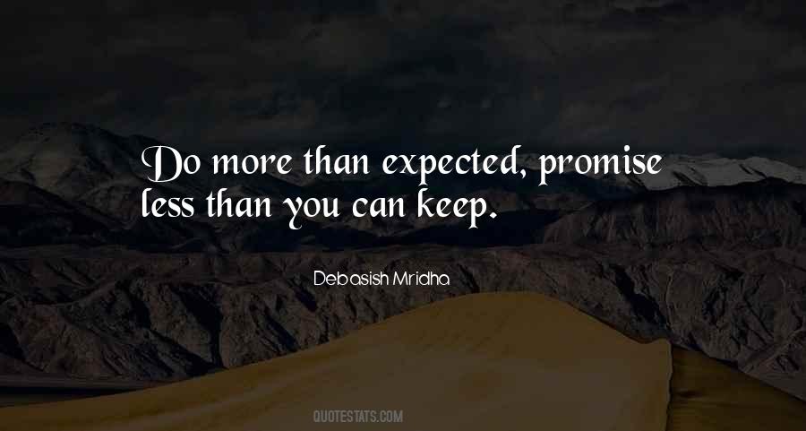 More Than Expected Quotes #1340461