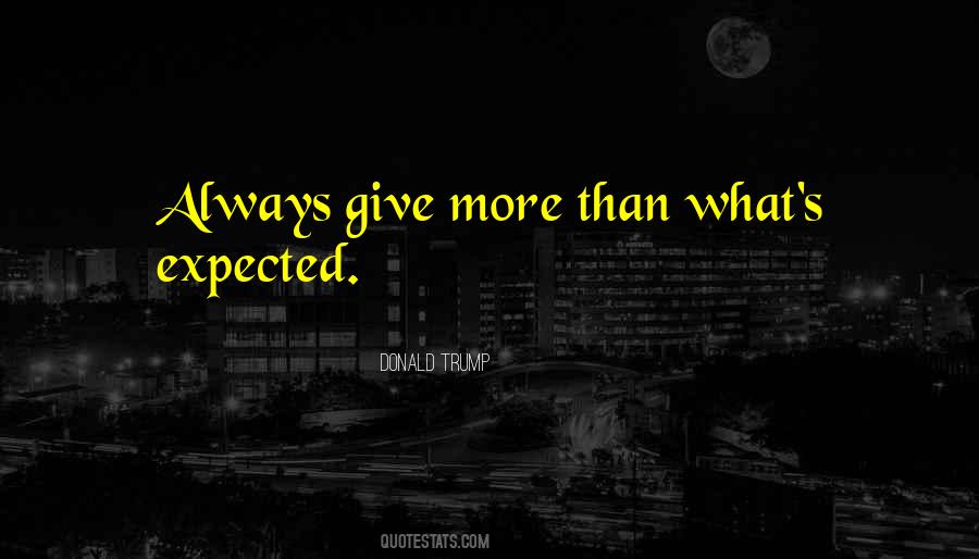 More Than Expected Quotes #431212