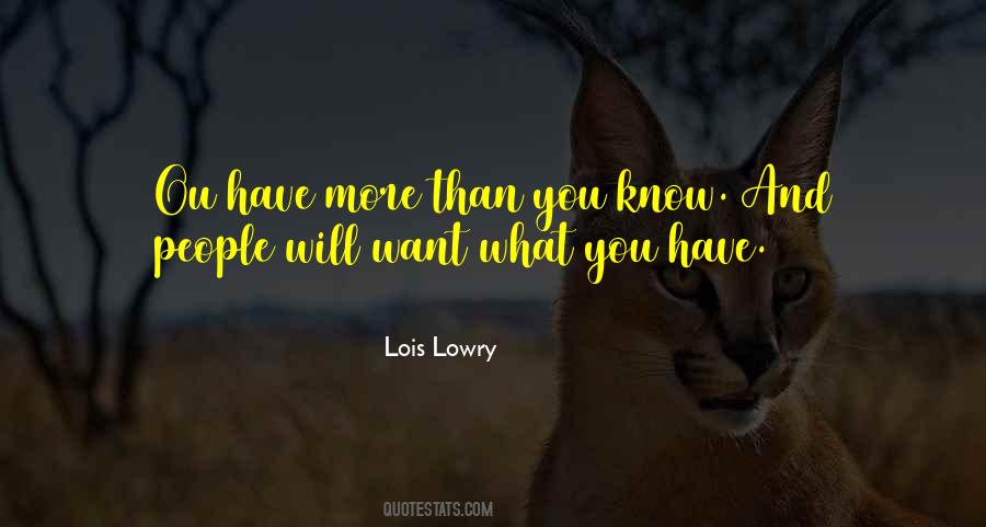 More Than You Know Quotes #557516
