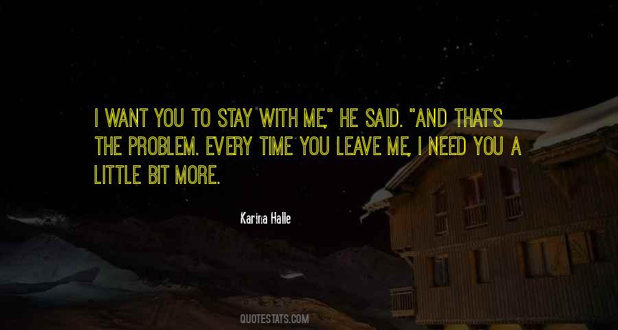 More Time With You Quotes #371284