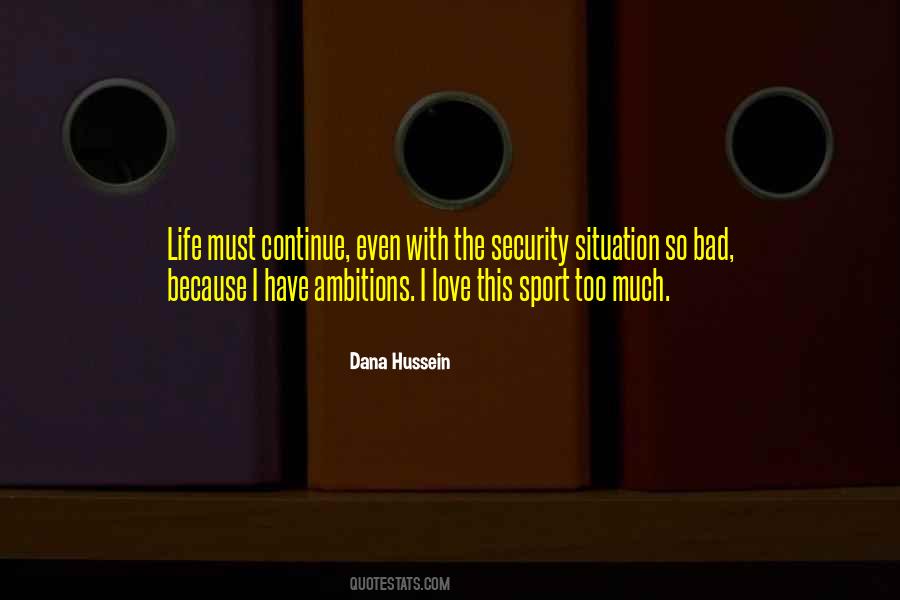 More To Life Than Sports Quotes #353387