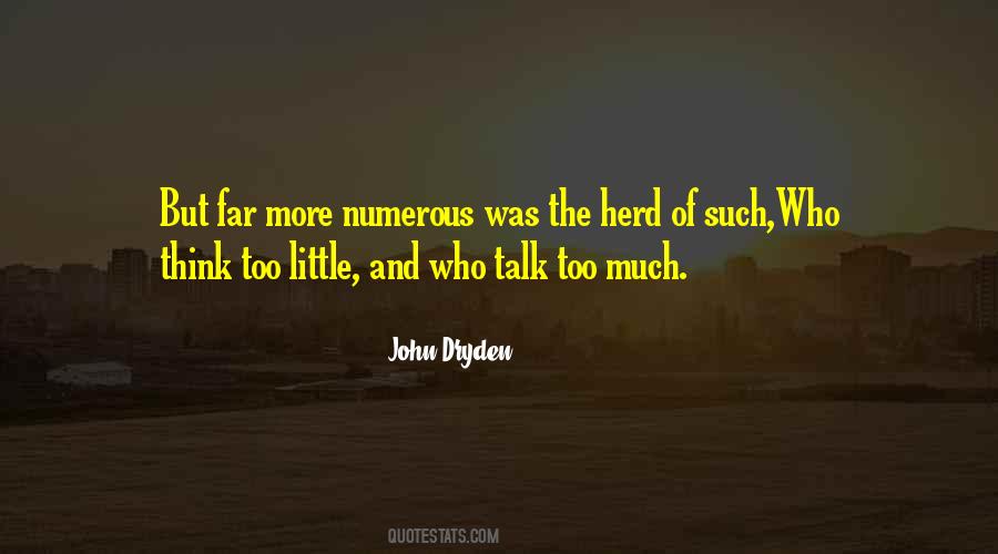 Quotes About Talk Too Much #855269